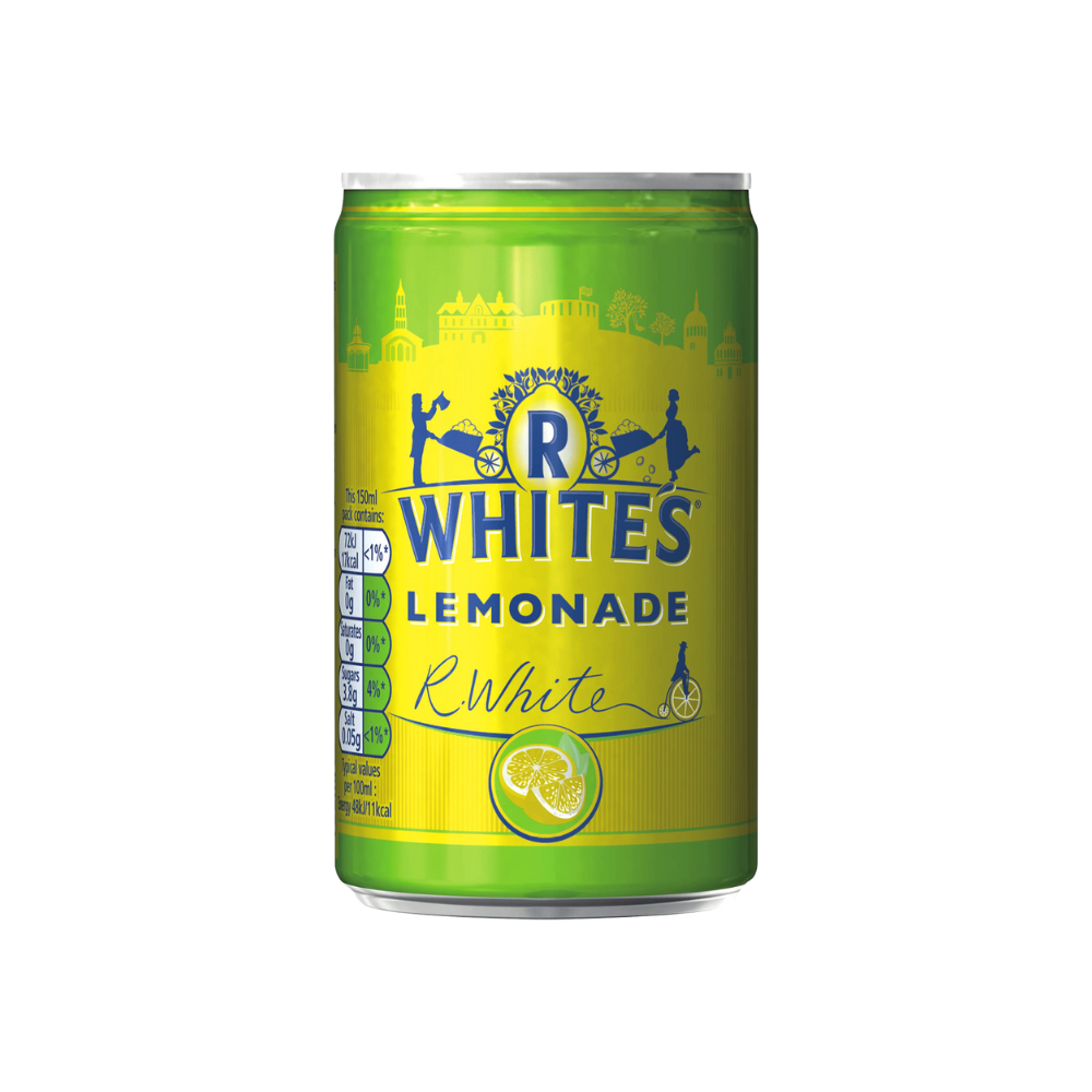 R Whites Lemonade Cans