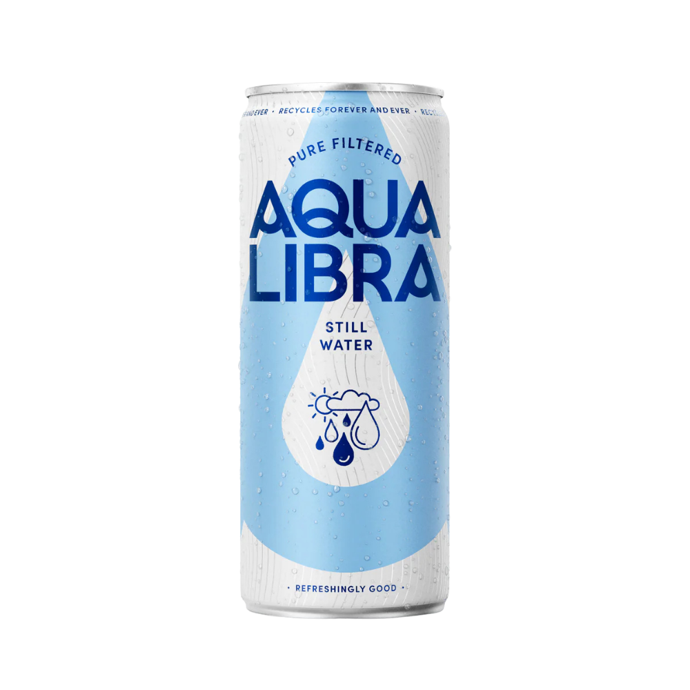 Aqua Libra Still Water Cans 24 x 330ml