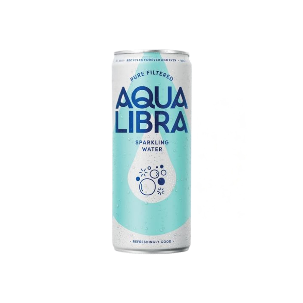 Aqua Libra Sparkling Water Cans 330ml