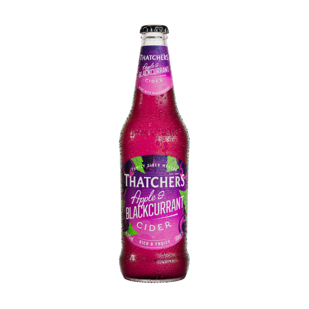 Thatchers Apple & Blackcurrant Bottles 500ml
