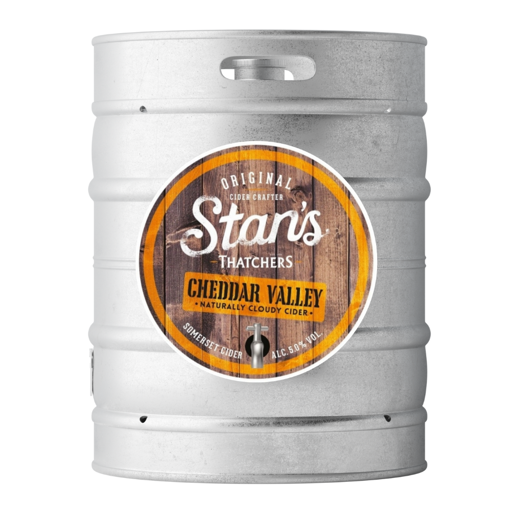 11G Stans Cheddar Valley Cider Keg