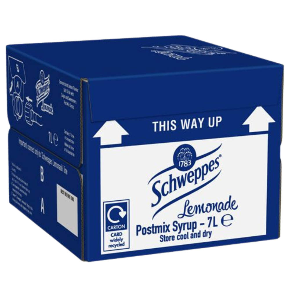 Schweppes Lemonade Post Mix BIB 7L