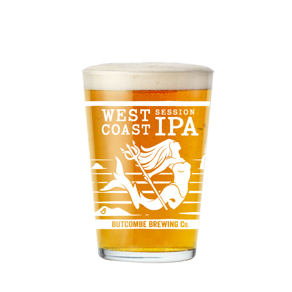 Butcombe West Coast IPA Pint Glasses - Case