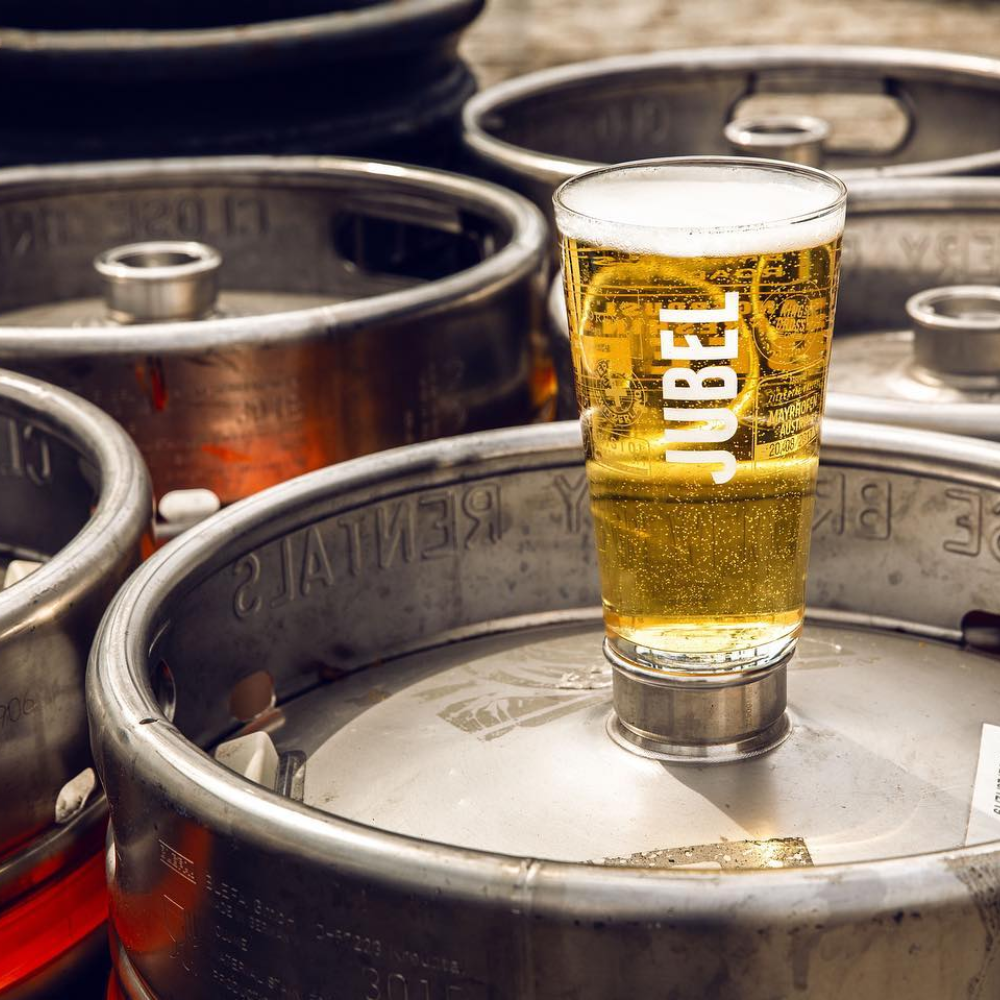 11G Jubel Peach Lager Keg