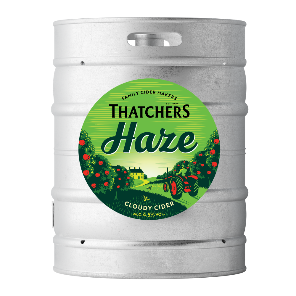 11G Thatchers Haze Cider Keg