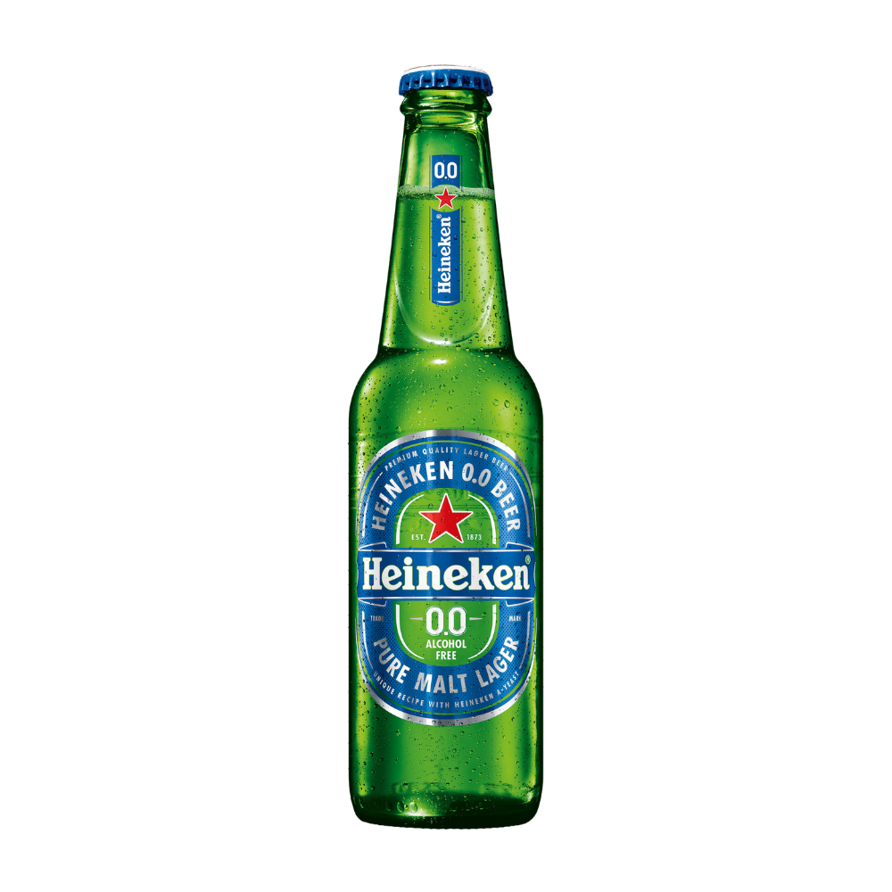 0% Heineken Bottles 24 x 330ml