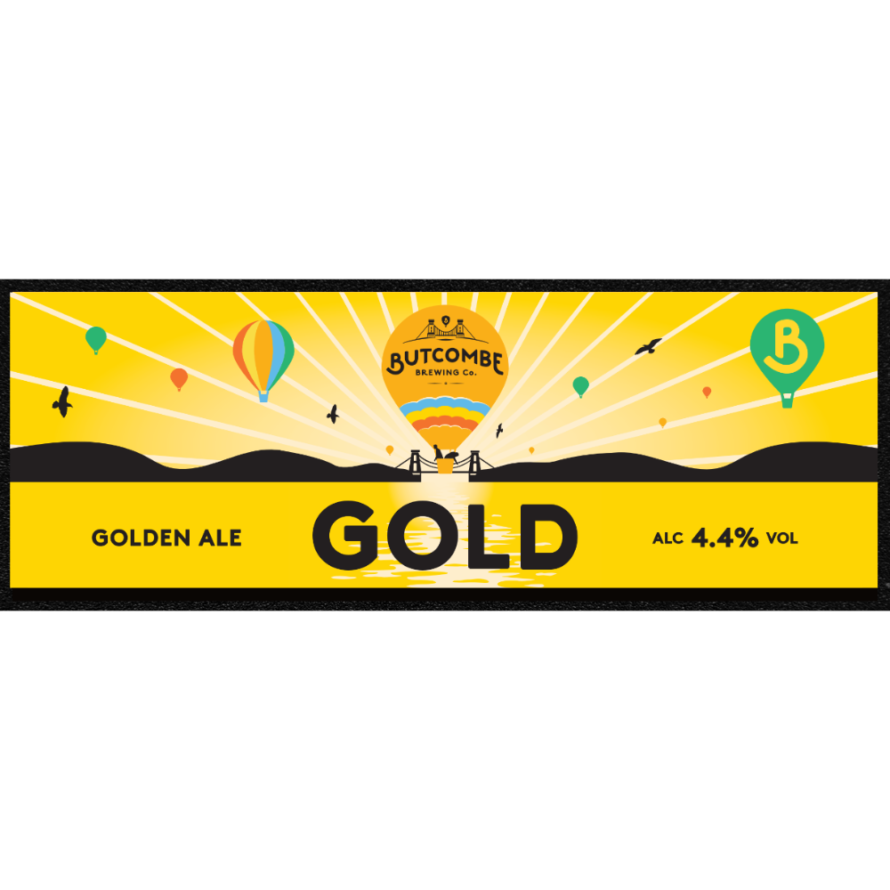 Bar Runner- Fabric Gold