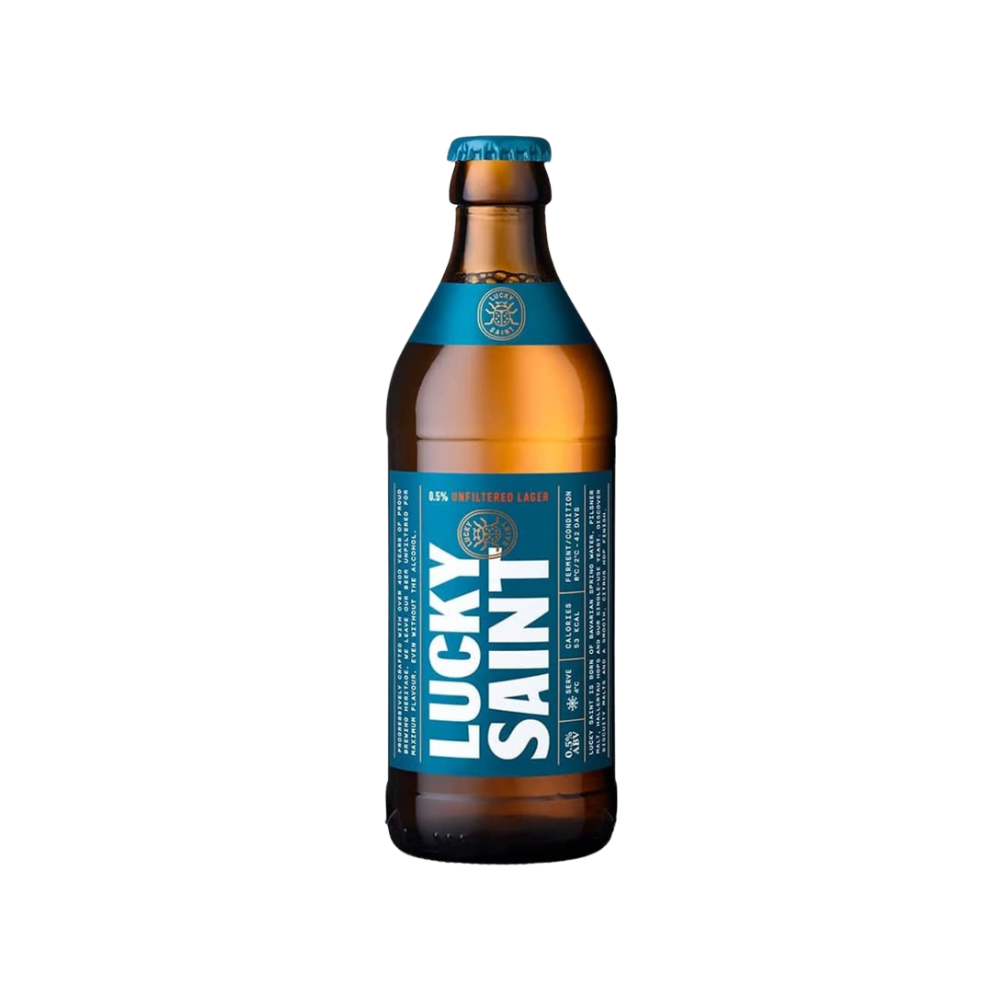 0% Lucky Saint Bottles 20 x 330ml