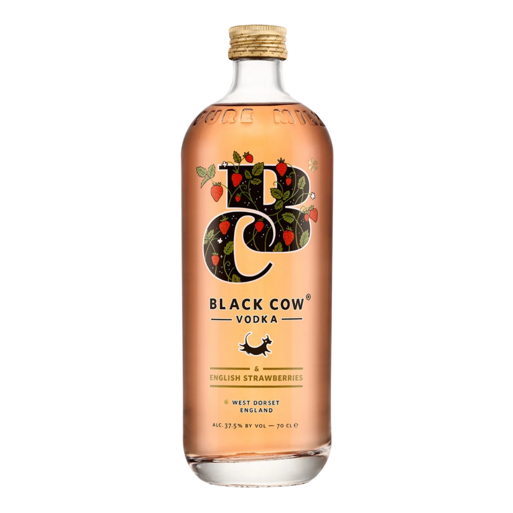 Strawberry Black Cow Vodka 70cl