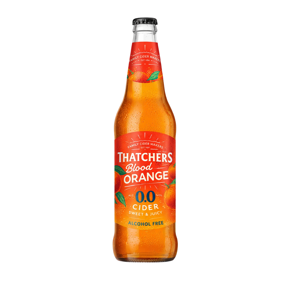 0% Thatchers Blood Orange Bottles 500ml