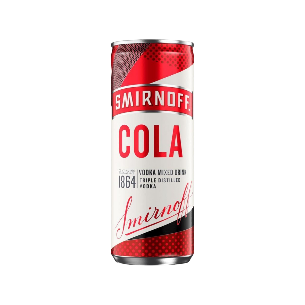 Smirnoff & Cola Cans 250ml