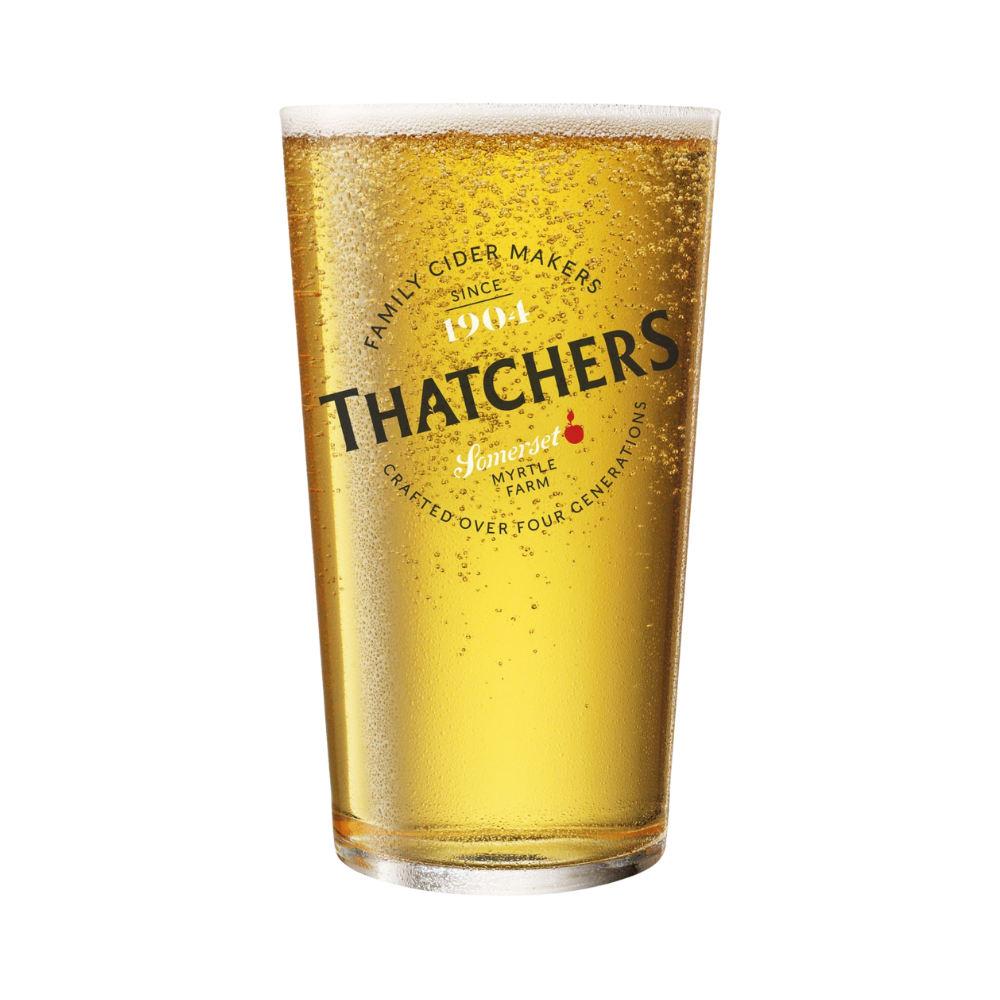 Thatchers Pint Glasses- Case