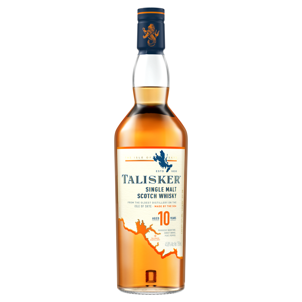 Talisker 10 Year Old Single Malt Scotch Whisky 70cl