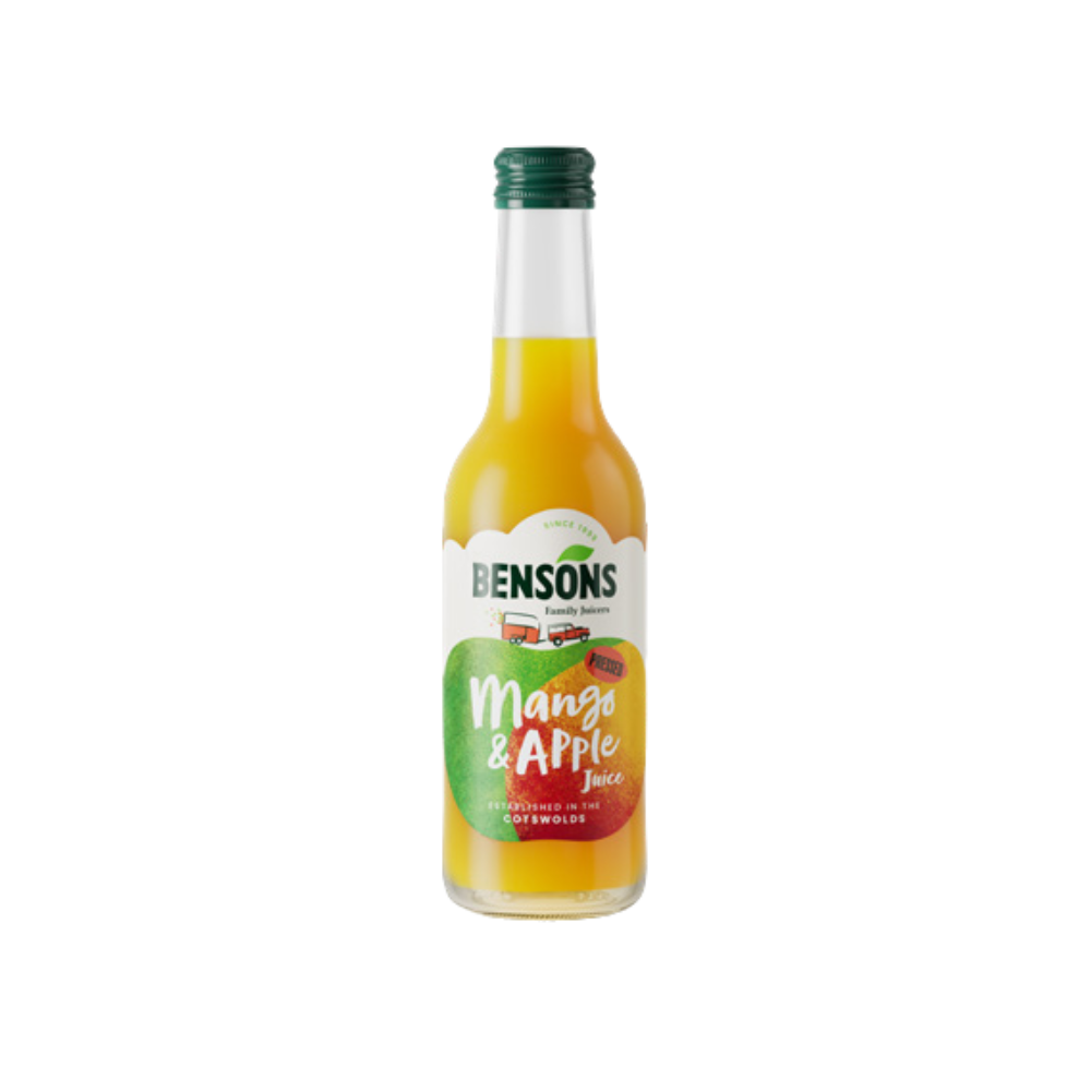 Bensons Totally Fruity Mango & Apple Bottles 250ml
