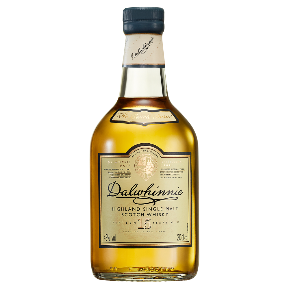 Dalwhinnie 15 Year Old Single Malt Scotch Whisky 70cl