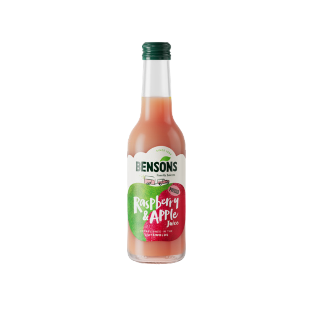Bensons Totally Fruity Raspberry & Apple Bottles 250ml