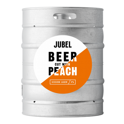 11G Jubel Peach Lager Keg