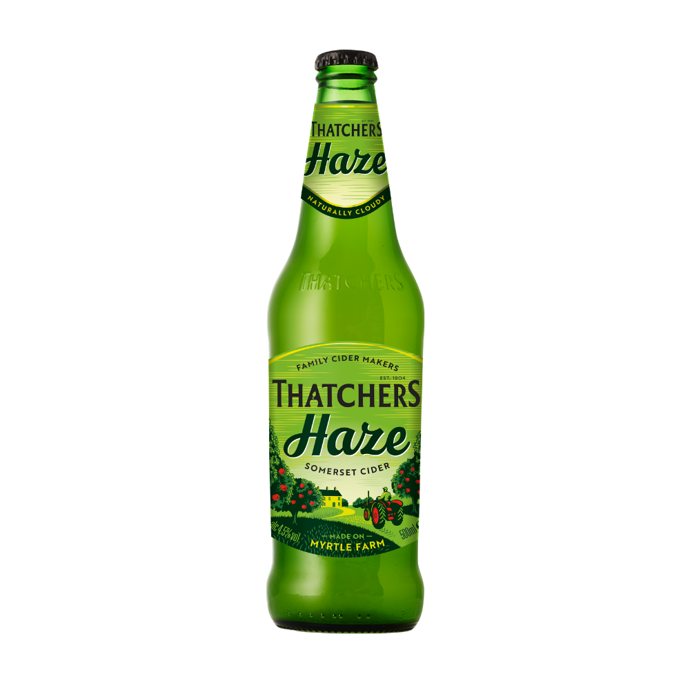 Thatchers Haze Cider Bottles 6 x 500ml